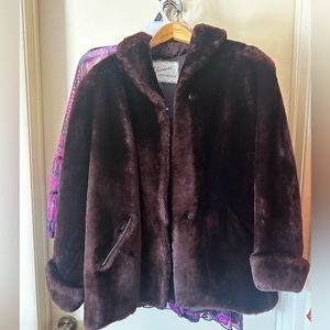Dark Chocolate Fur Jacket